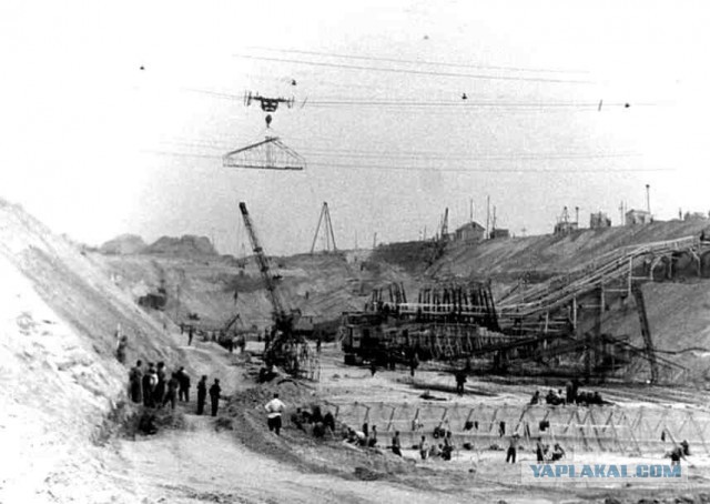 Волго-Донской судоходный канал. Фотографии строительства 1950-е.