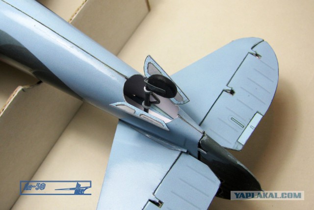 Ла-5ФН. Модель самолета из бумаги