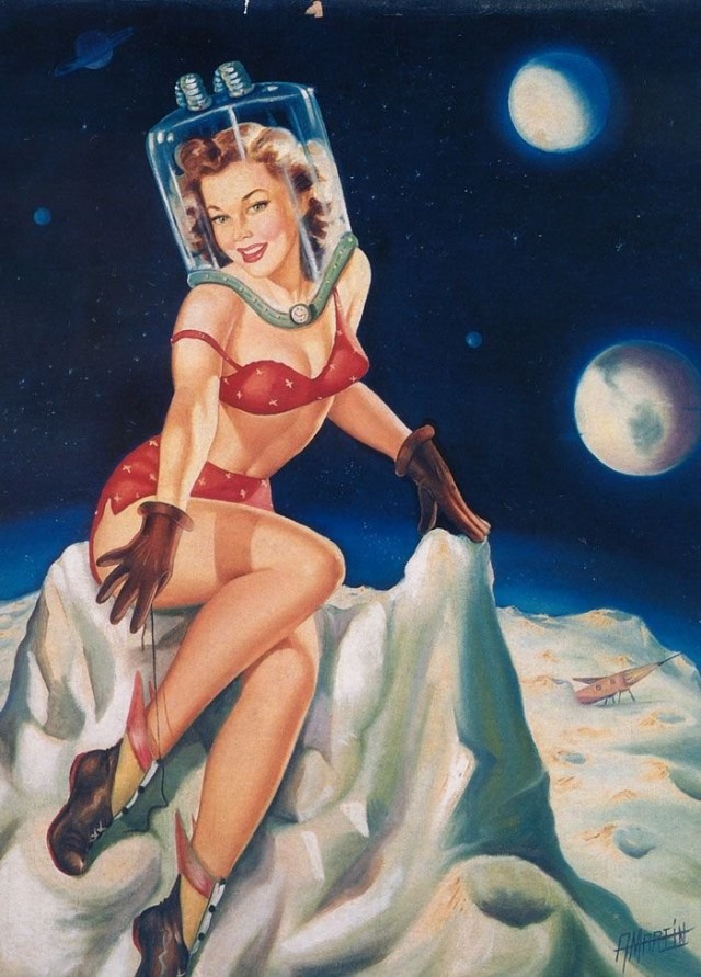 Роскосмос выпустил календарь о своих рабочих буднях с девушками в стиле пинап