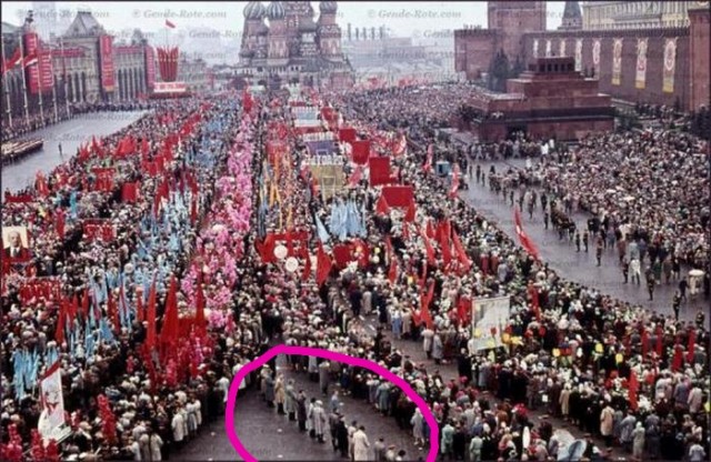 Первомай ранешних времён. Небольшая подборка фотокарточек