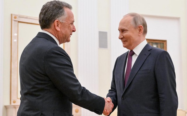 Встреча Путина с Уиткоффом пройдет завтра