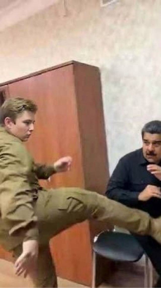 Сын Трампа избил Мадуро в СИЗО