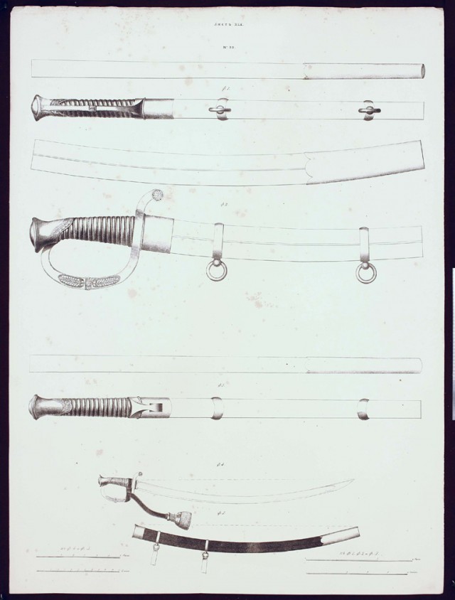 Обмундирование Императорской армии, 1844 год.