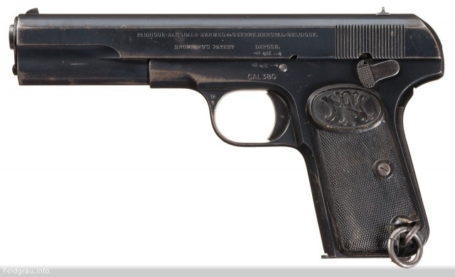 Пистолет Colt Model 1903 Pocket Hammerless - шедевр оружейной эстетики.