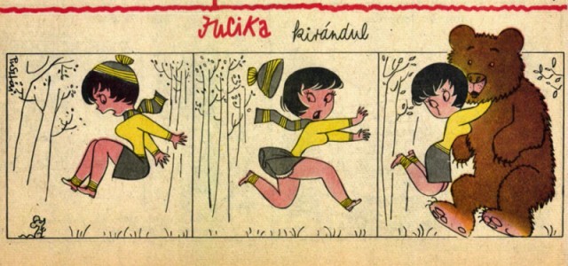Юцика (Jucika) – ретро-комиксы о неунывающей девушке, к которой ревновала своего мужа жена художника