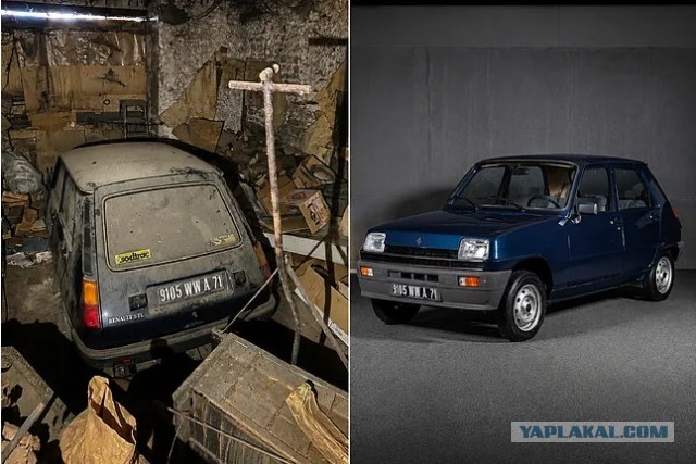 Найденный в гараже Renault 5 1982 года выпуска продан за рекордную цену: на одометре было всего 12 километров