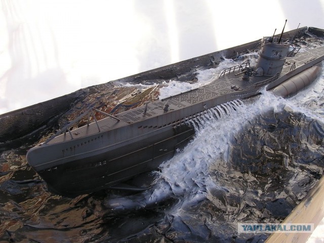 Диорама "Авианосец Akagi на дне"
