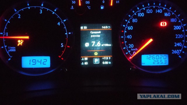 Моя Лада Гранта 87 л.с. Расход топлива за 3950 км. пробега