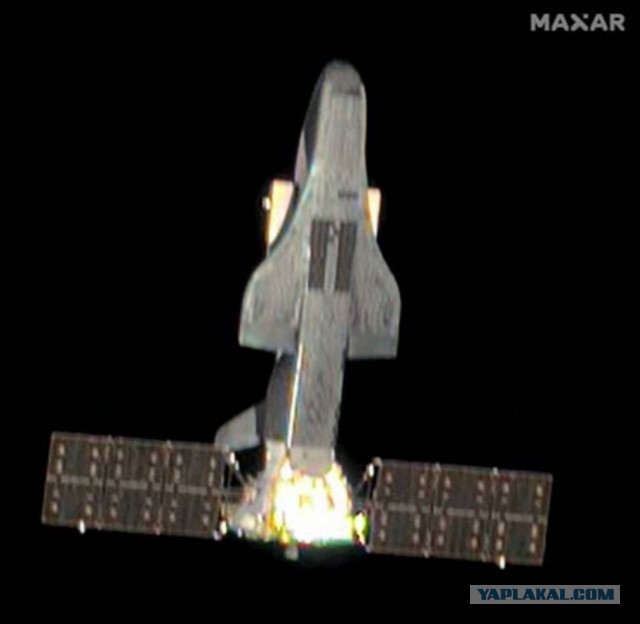 Секретный китайский шаттл сфотографировали на орбите.