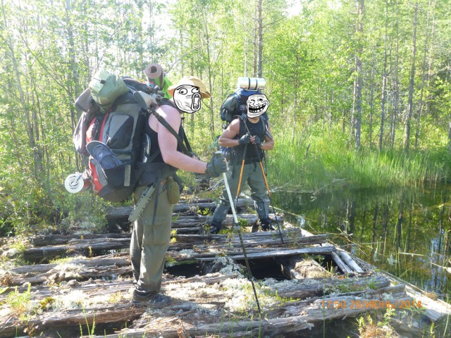 В молодости я ходила в походы, почти добровольно...