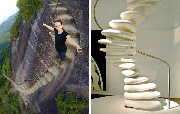 15 лестниц, дизайн которых настолько не продуман, что к ним лучше даже не приближаться