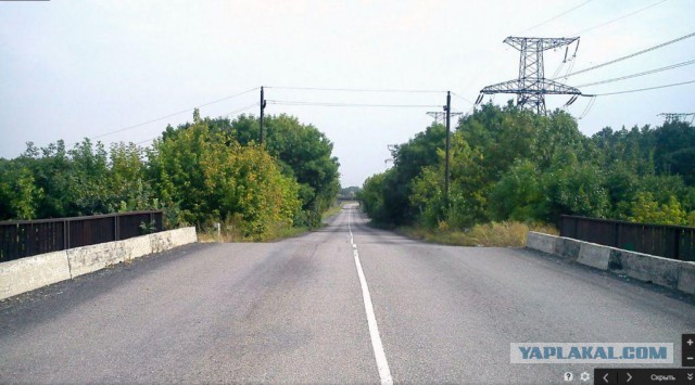 Взрыв моста между Горловкой и Дзержинском