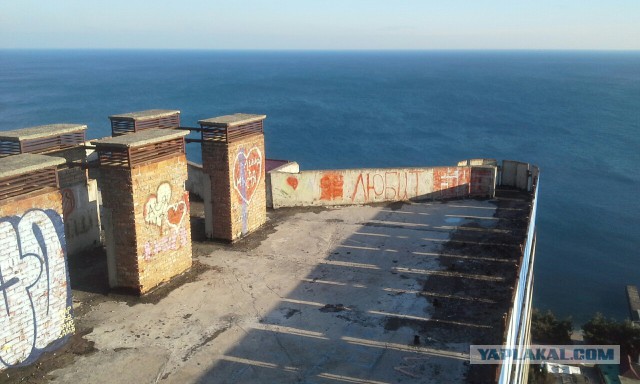 Заброшенный санаторий в Алуште 2