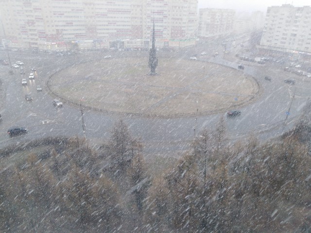 4 мая — в Москве идёт снег (а местами и град)