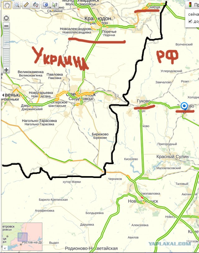 На окраине Славянска началась перестрелка