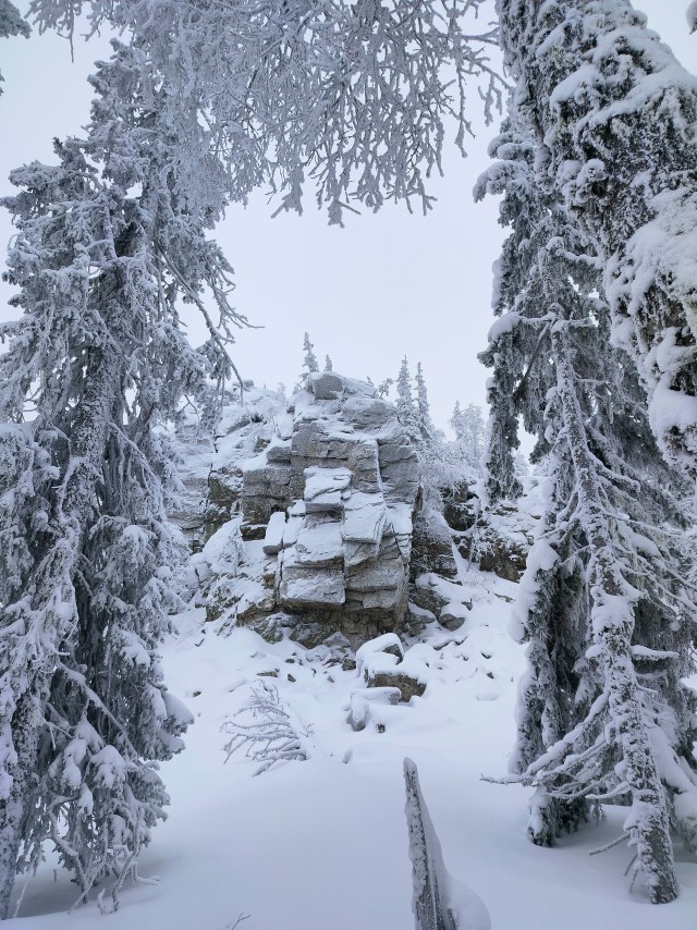 Новый год в Уральских горах.
