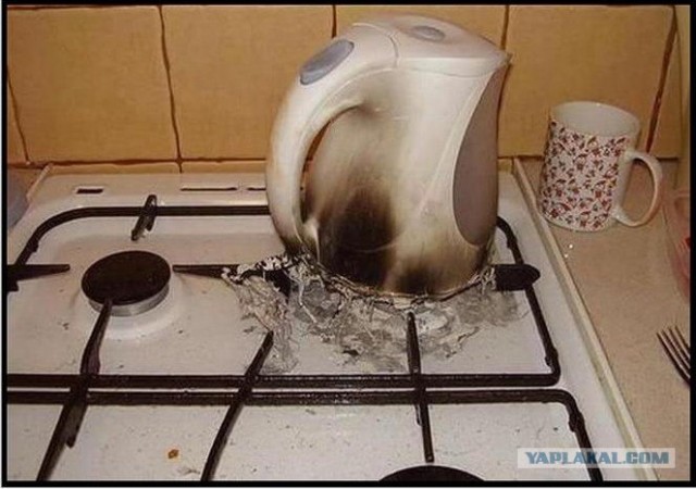 Чай с лимоном из пакетика!