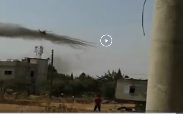 "Свободную охоту" российских боевых вертолетов в Сирии сняли на видео
