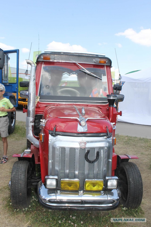 Побывали  c  сыном на выставке БЕЛАГРО