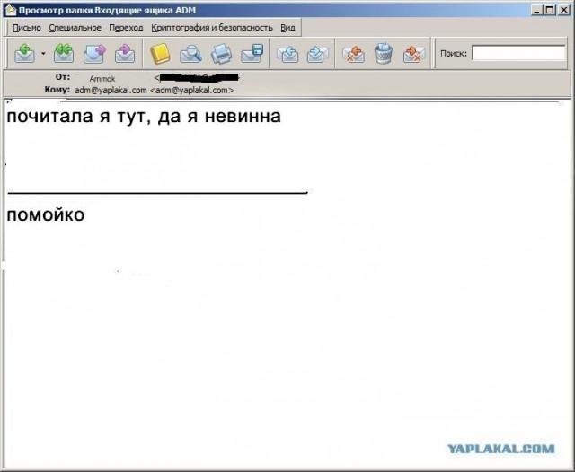 Почему меня забанили на ЯПлакалъ?