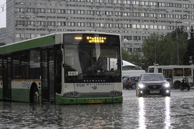 Наводнение в Москве 22.05.2015