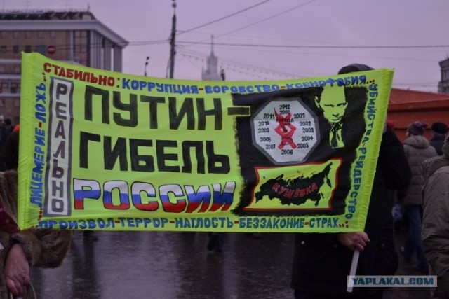 Мои фото с митинга на Болотной, прикольные лозунги
