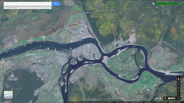 Россия из космоса