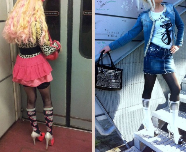 Модные люди из метрополитена