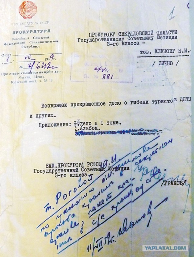 Перевал Дятлова. Конец истории