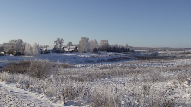 Зима в русской глубинке