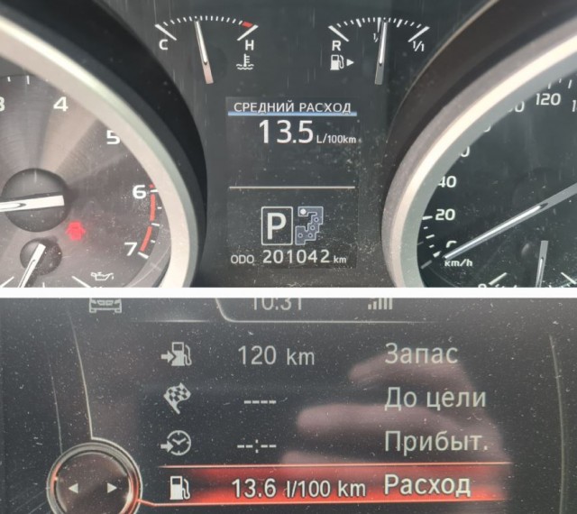 Расход топлива наглядно