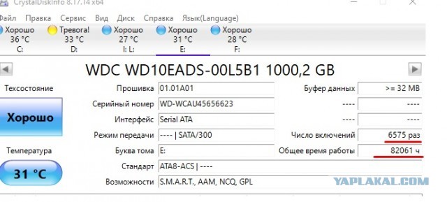 У кого сколько отходили HDD и были ли они качественные