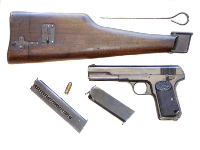 Пистолет Colt Model 1903 Pocket Hammerless - шедевр оружейной эстетики.