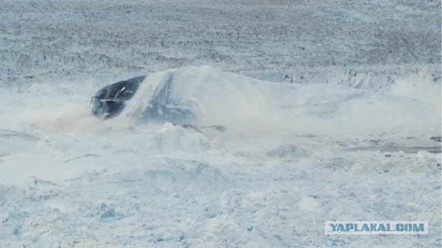 Рождение исполинов. Айсберги сотни метров.