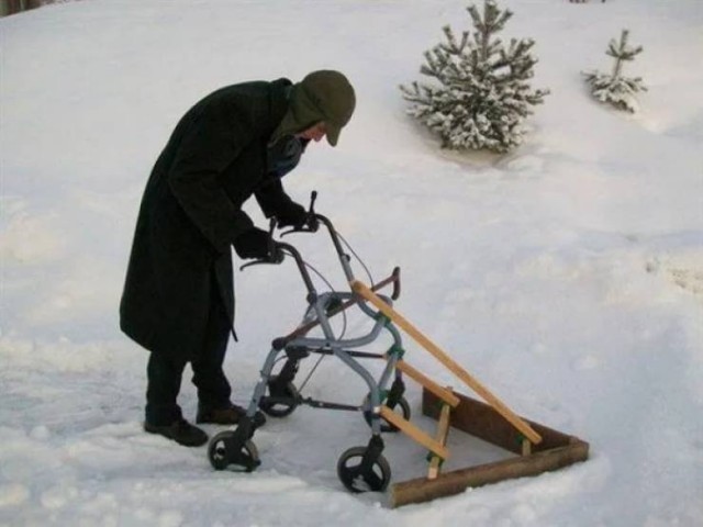 А как вы убираете снег?