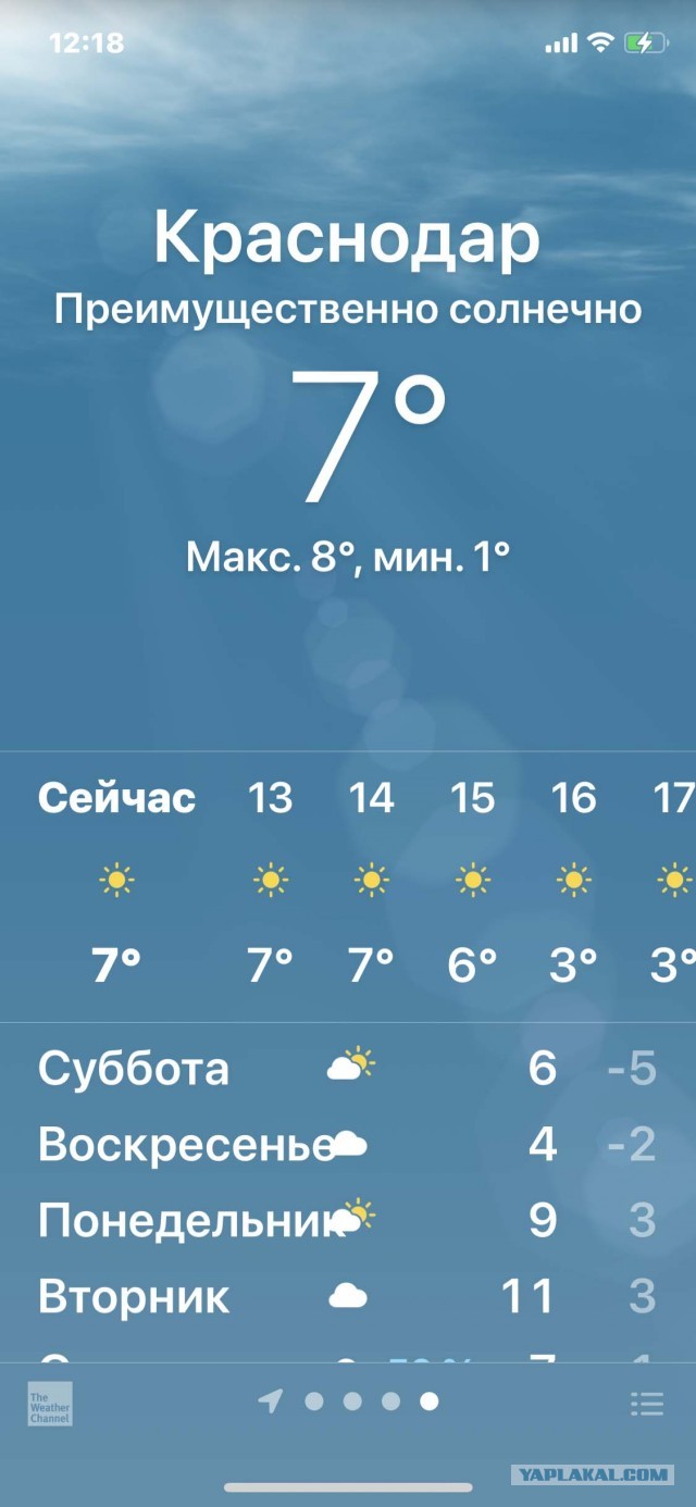 Зимний Краснодар
