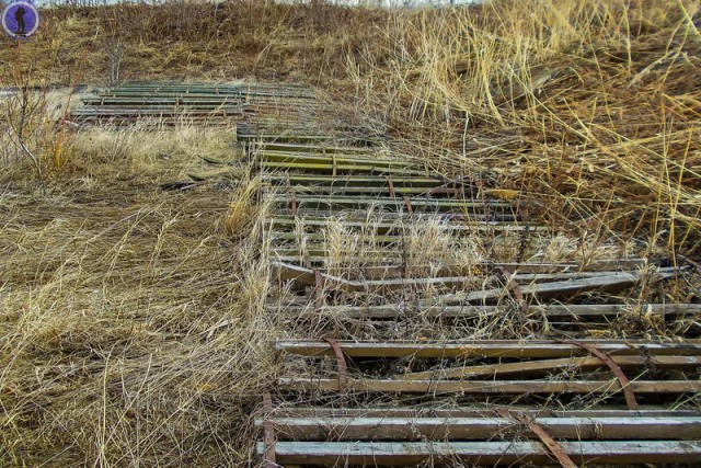 Заброшенный ракетный арсенал бывшего военного аэродрома "Кулон" в Переяславке