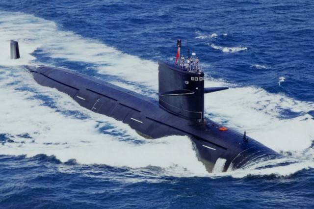 Подводная лодка ВМС Китая исчезла с радаров в Тайваньском проливе