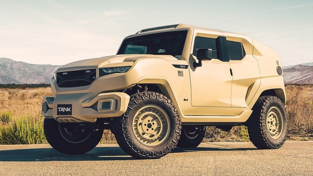 Авто для выживания. Компания Rezvani представила бронированный внедорожник TANK Military Edition