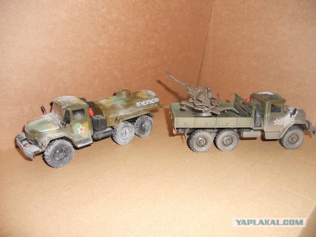 Военные автомобили в масштабе, с времён РККА до на