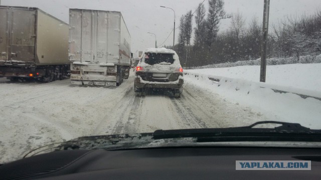 Снежный ад в Москве - большой фотоотчет
