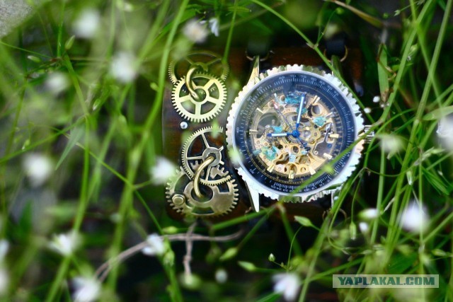 Steampunk'овск часы ручной работы.