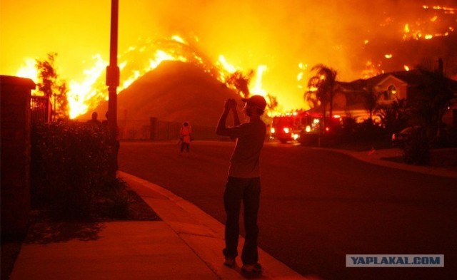 Калифорния в огне.