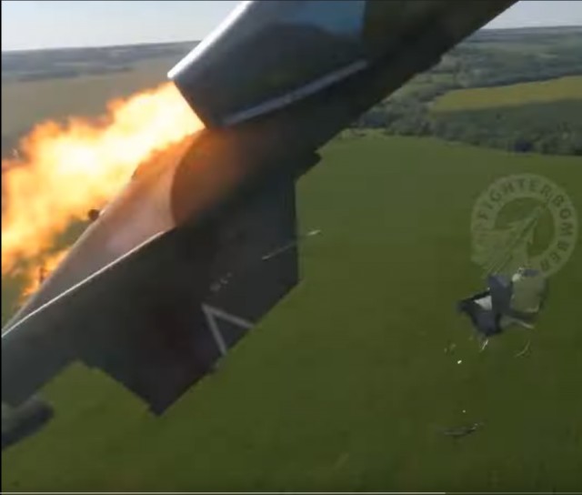 Катапультирование из Су-25 глазами лётчика