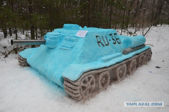 В огороде жителя Старого Оскола тает немецкий танк