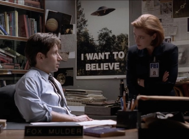 I want to believe