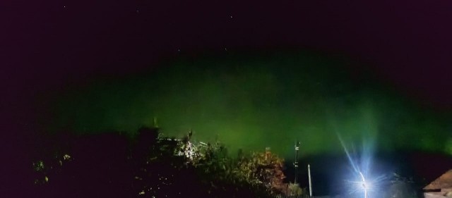 Северное сияние в Яренске