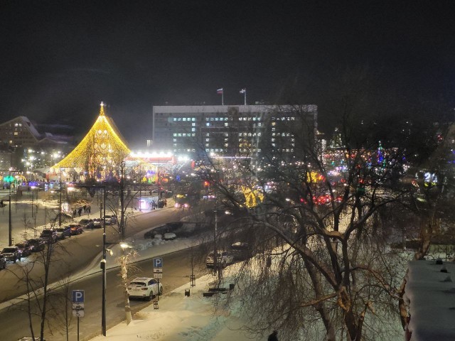 Новогоднее настроение в родном городе