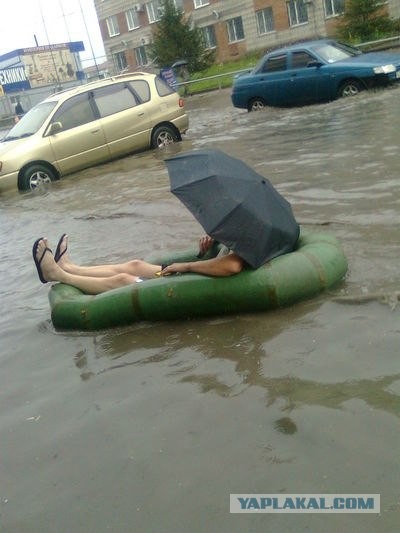 Дождик в Томске