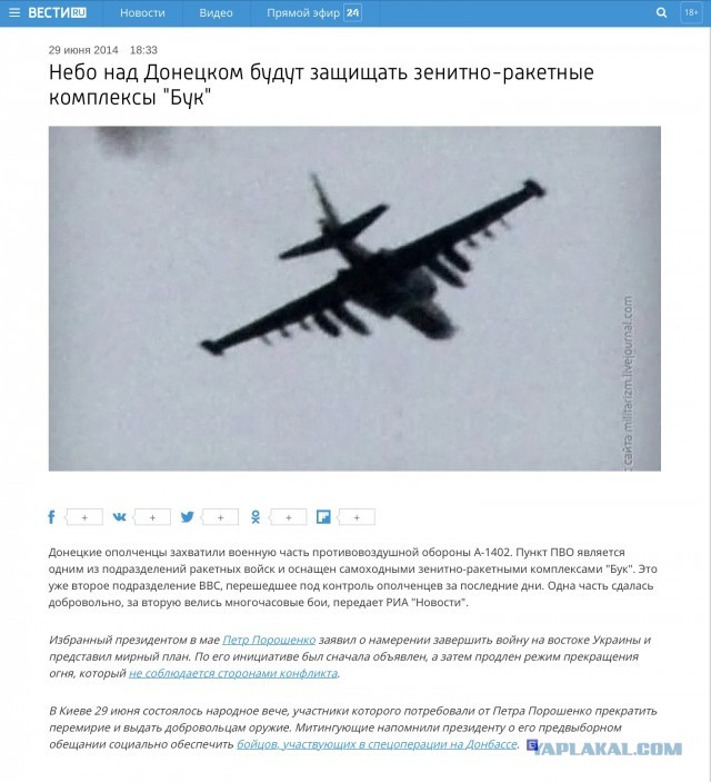 Появились показания свидетелей ракетного пуска перед крушением «Боинга» MH17